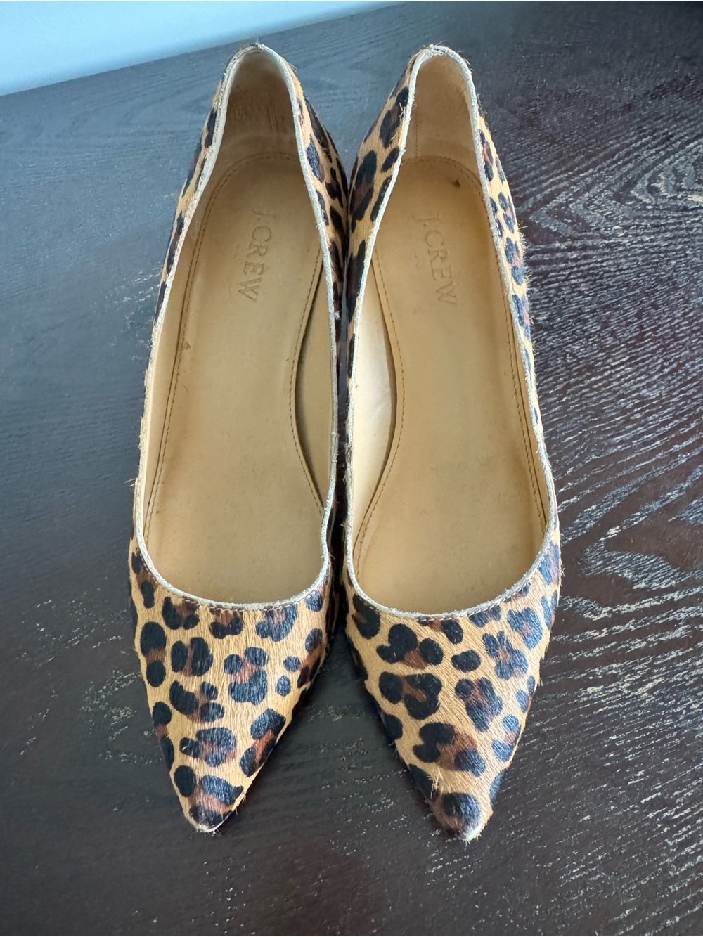J Crew Factory Leopard Heels, size 7
